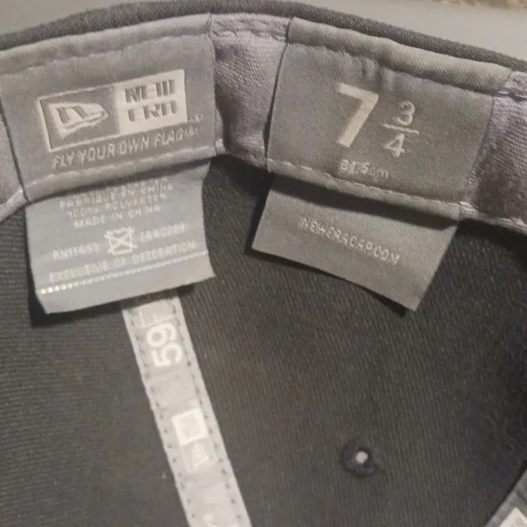 Chicago Bears New Era Fitted Hat Size 7 3/4 #eshopchicago - Picture 3 of 3